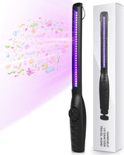 Load image into Gallery viewer, Portable UV Light Sanitizer Wand – USB Rechargeable, Kills 99% of Germs, Viruses &amp; Bacteria – Perfect for Travel, Home, and Car